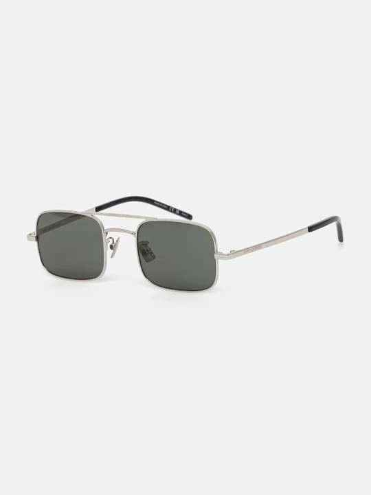 Zdjęcie produktu Saint Laurent okulary przeciwsłoneczne pilotki srebrny