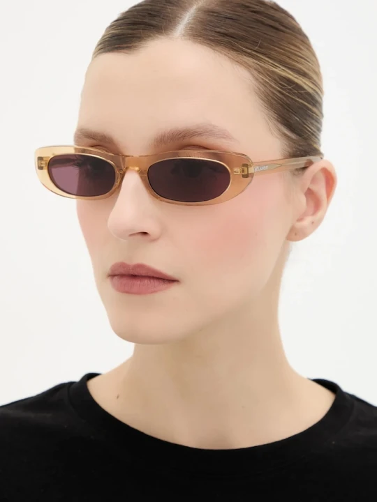 Zdjęcie produktu Saint Laurent okulary przeciwsłoneczne SHADE beżowy