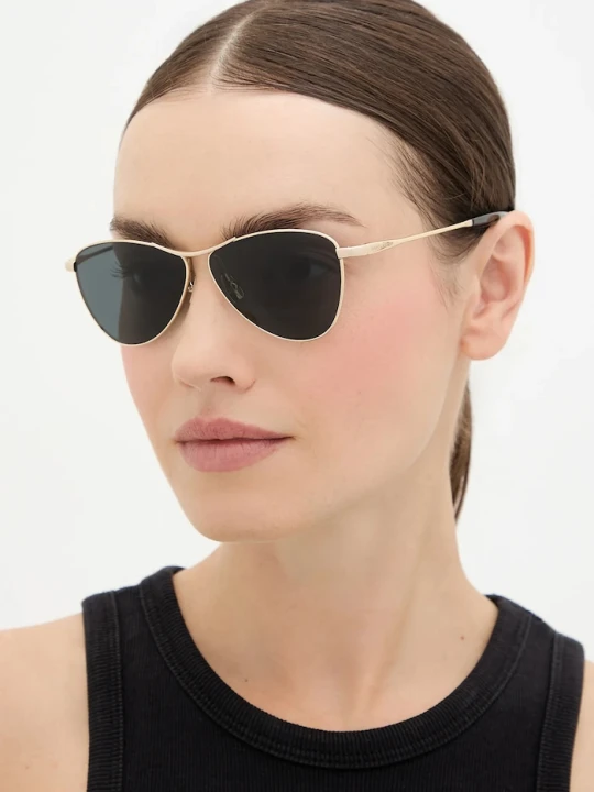 Zdjęcie produktu Saint Laurent okulary przeciwsłoneczne VESPER złoty