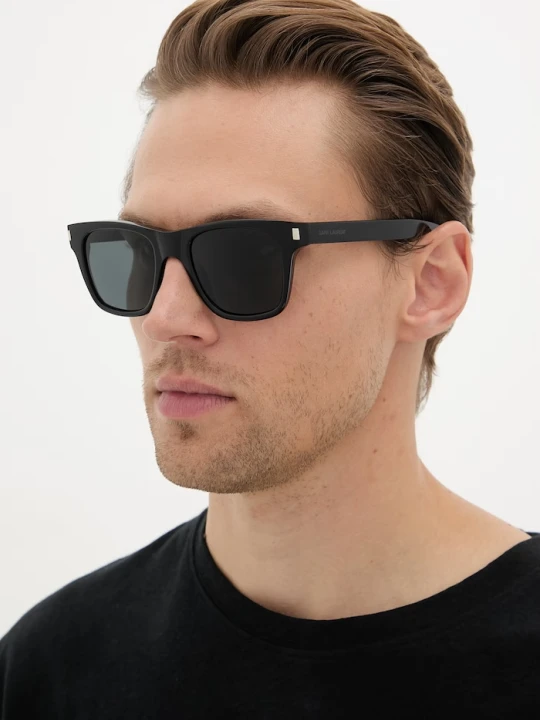 Zdjęcie produktu Saint Laurent okulary przeciwsłoneczne wayfarer męskie czarny