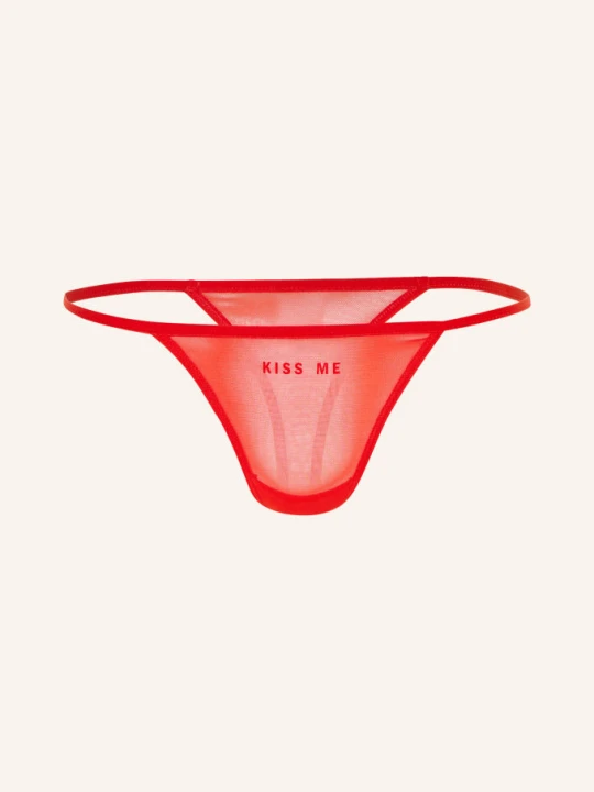 Zdjęcie produktu Saint Sass Stringi Kiss Me rot CZERWONY