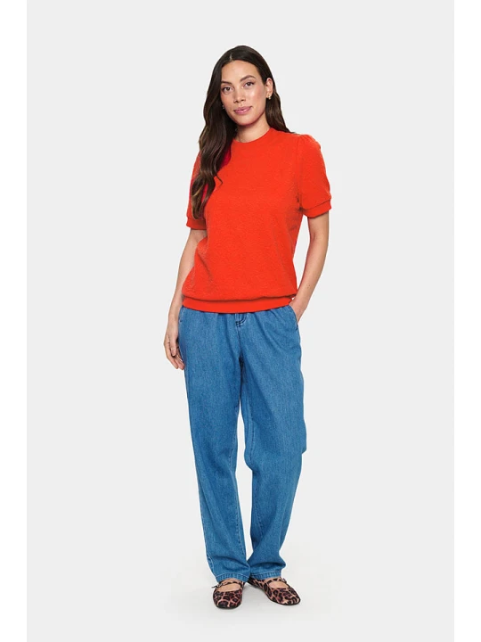Zdjęcie produktu SAINT TROPEZ Bluza w kolorze czerwonym rozmiar: S