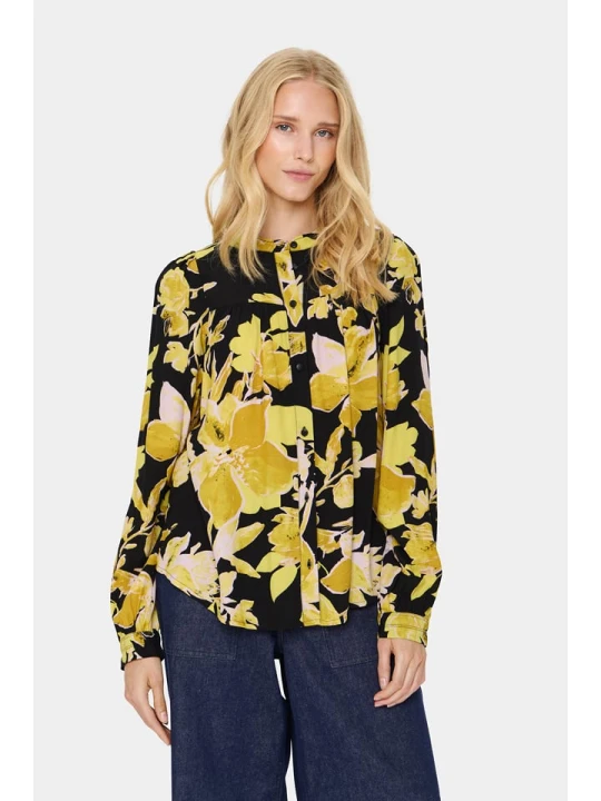 Zdjęcie produktu SAINT TROPEZ Bluzka "Saint Tropez" w kolorze czarnym rozmiar: XL