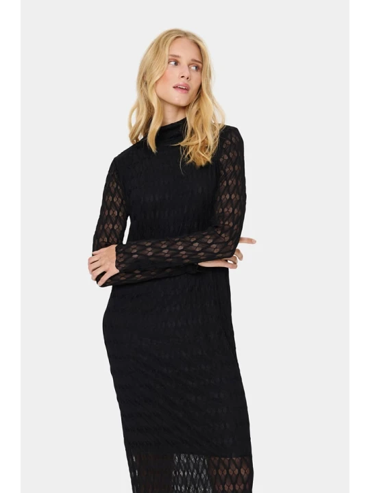 Zdjęcie produktu SAINT TROPEZ Sukienka "Hattie" w kolorze czarnym rozmiar: XXL