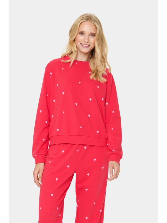 Zdjęcie produktu SAINT TROPEZ Sweter "Saint Tropez" w kolorze różowym rozmiar: M