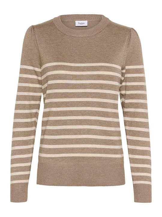 Zdjęcie produktu SAINT TROPEZ Sweter w kolorze beżowym rozmiar: L