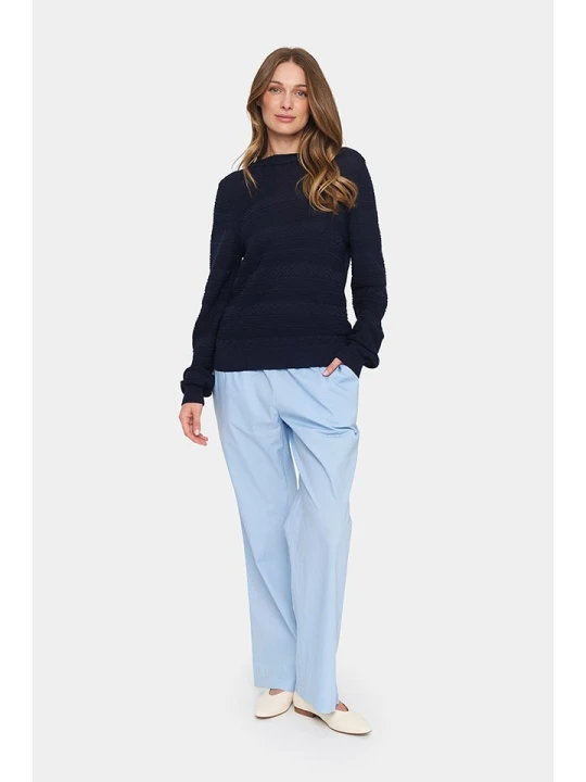Zdjęcie produktu SAINT TROPEZ Sweter w kolorze granatowym rozmiar: M