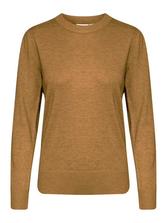 Zdjęcie produktu SAINT TROPEZ Sweter w kolorze jasnobrązowym rozmiar: S