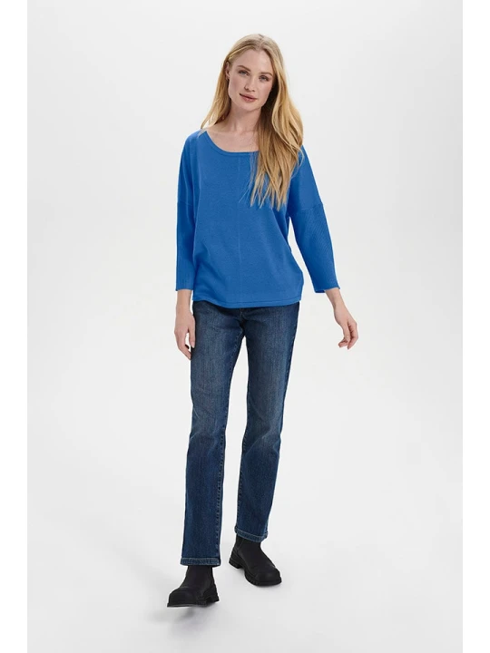Zdjęcie produktu SAINT TROPEZ Sweter w kolorze niebieskim rozmiar: M