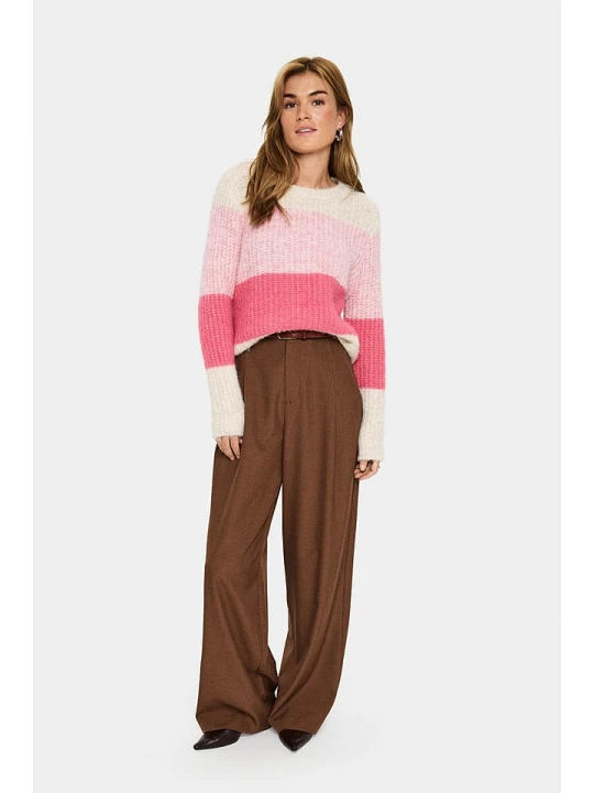 Zdjęcie produktu SAINT TROPEZ Sweter w kolorze różowym rozmiar: XXL
