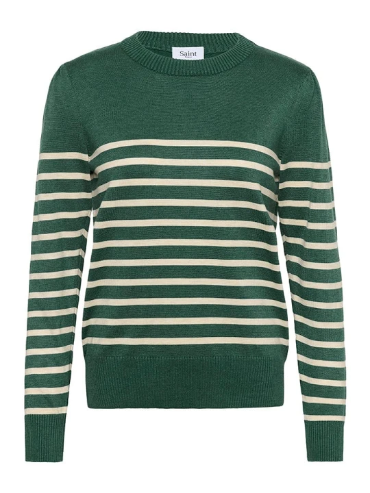 Zdjęcie produktu SAINT TROPEZ Sweter w kolorze zielonym rozmiar: M