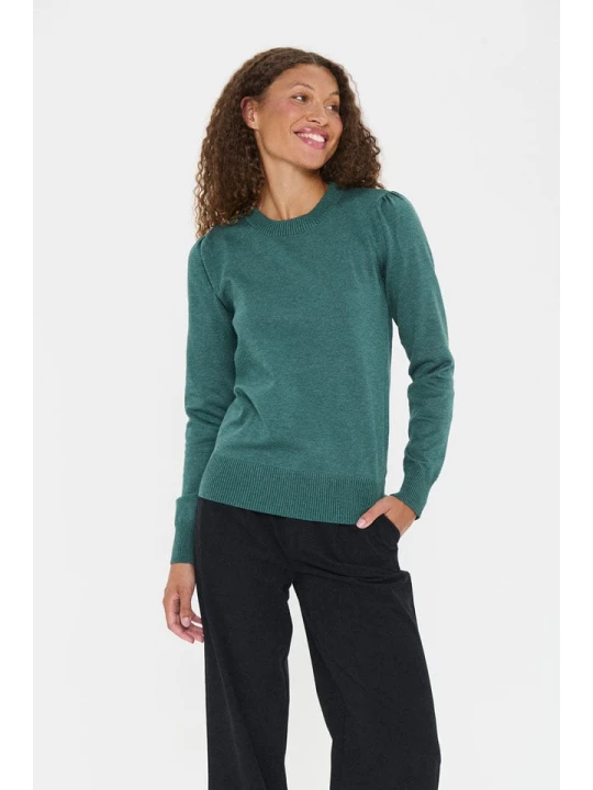 Zdjęcie produktu SAINT TROPEZ Sweter w kolorze zielonym rozmiar: XL