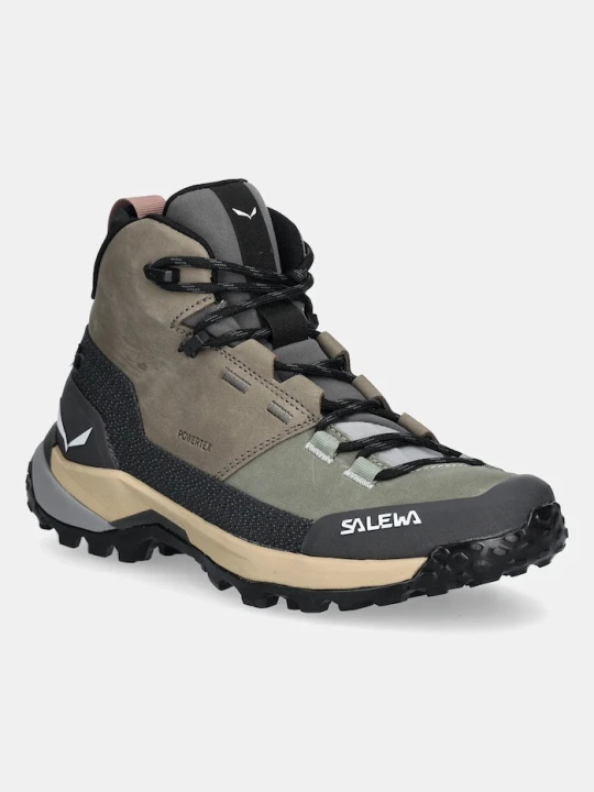 Zdjęcie produktu Salewa buty Puez Leather Mid PTX zielony