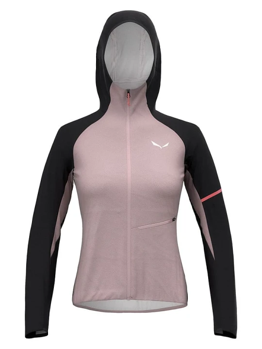 Zdjęcie produktu Salewa Kurtka funkcyjna "Vento Powertex 2.5 Layers" w kolorze czarno-jasnoróżowym rozmiar: 34