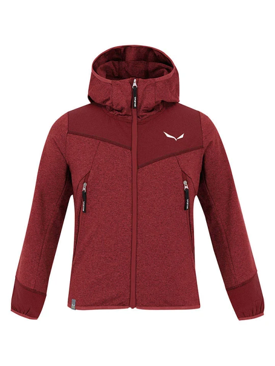 Zdjęcie produktu Salewa Kurtka polarowa "Agner Melange Polarlite" w kolorze bordowym rozmiar: 128