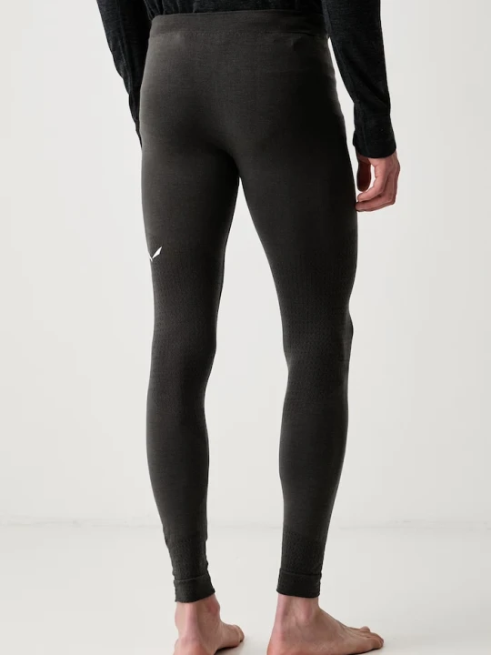 Zdjęcie produktu Salewa legginsy termoaktywne męskie z wełną Zebru Medium szary