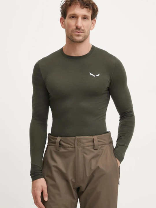 Zdjęcie produktu Salewa longsleeve funkcyjny Cristallo zielony