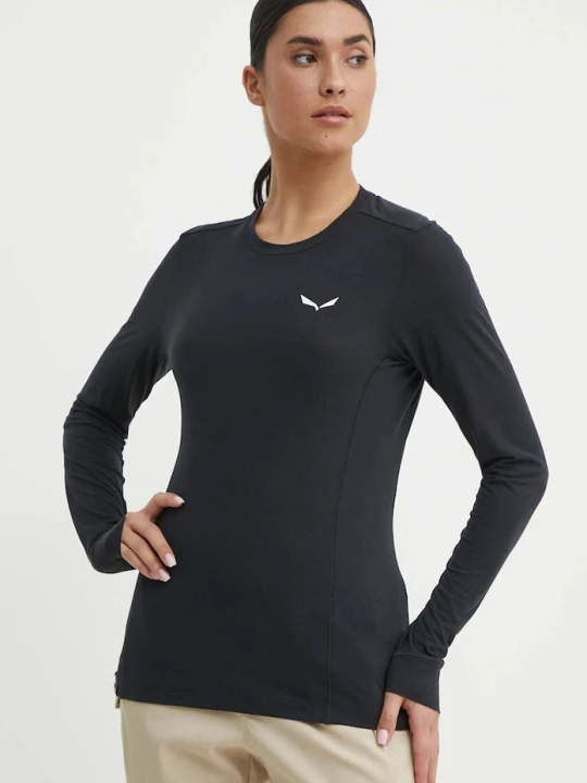 Zdjęcie produktu Salewa longsleeve sportowy Puez Dry czarny