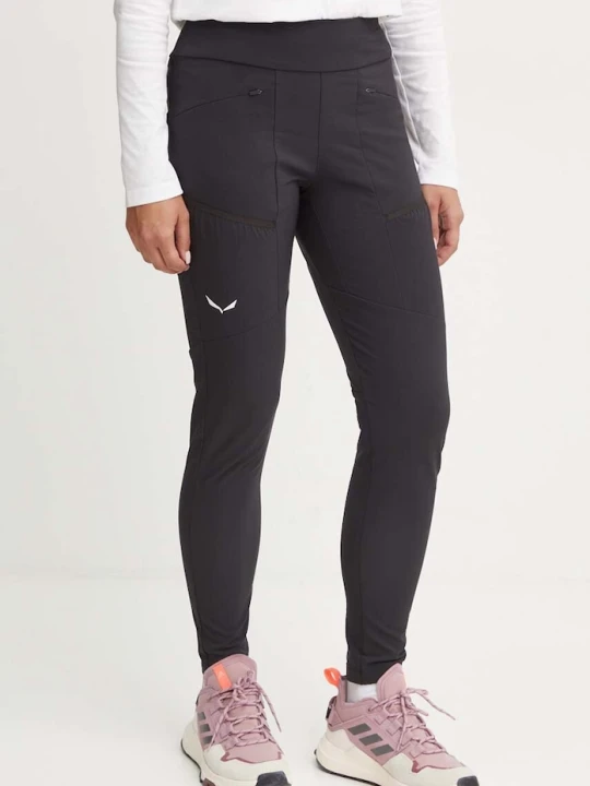 Zdjęcie produktu Salewa spodnie outdoorowe Puez Warm Durastretch Cargo czarny