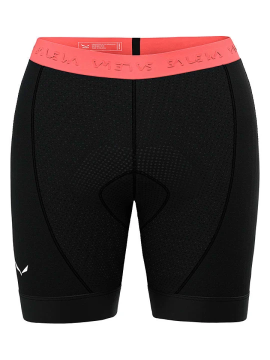 Zdjęcie produktu Salewa Szorty kolarskie "Vento Merino Short Liner" w kolorze czarnym rozmiar: XL