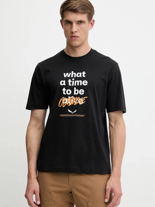 Zdjęcie produktu Salewa t-shirt Eagle Outside czarny