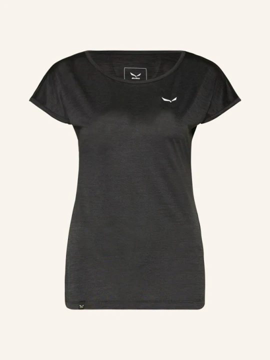Zdjęcie produktu Salewa T-Shirt Puez Melange Dry'ton schwarz CZARNY