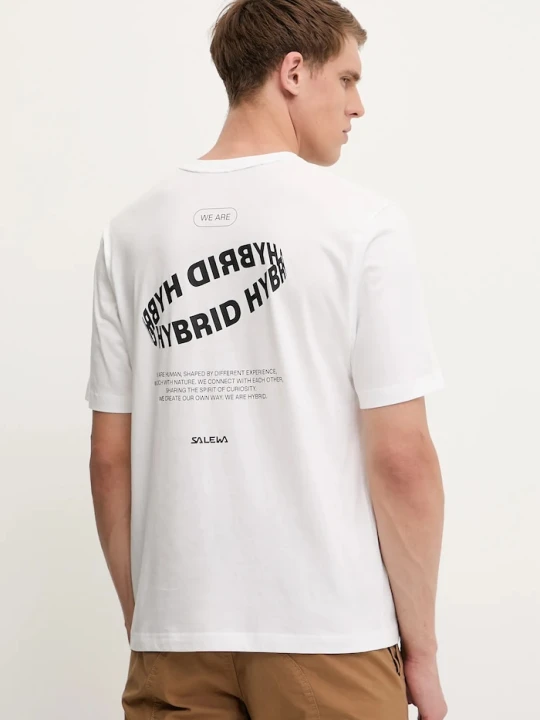 Zdjęcie produktu Salewa t-shirt sportowy Eagle Hybrid Loose biały
