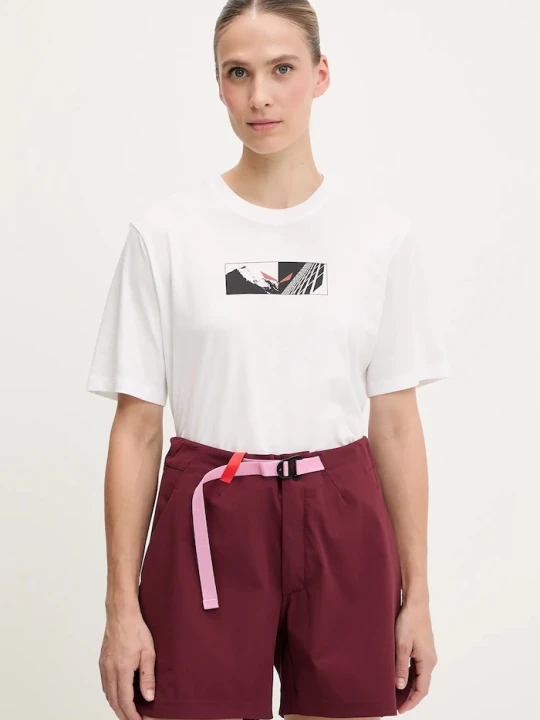 Zdjęcie produktu Salewa t-shirt sportowy Eagle Hybrid Loose biały