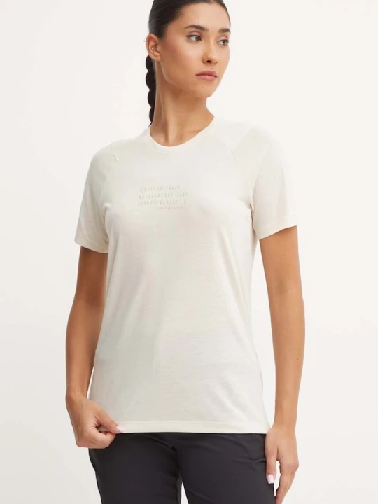 Zdjęcie produktu Salewa t-shirt sportowy Eagle Poem beżowy