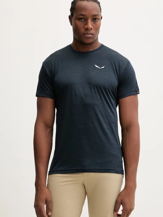 Zdjęcie produktu Salewa t-shirt sportowy Puez Melange granatowy