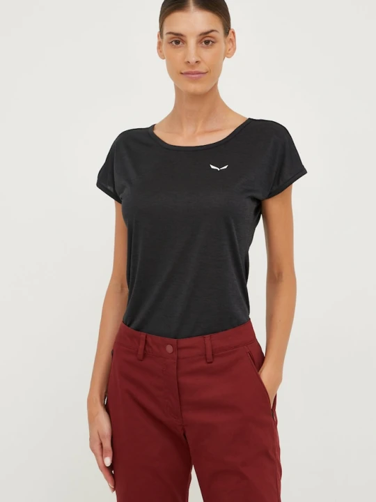 Zdjęcie produktu Salewa T-shirt treningowy damski Puez Melange Dry czarny