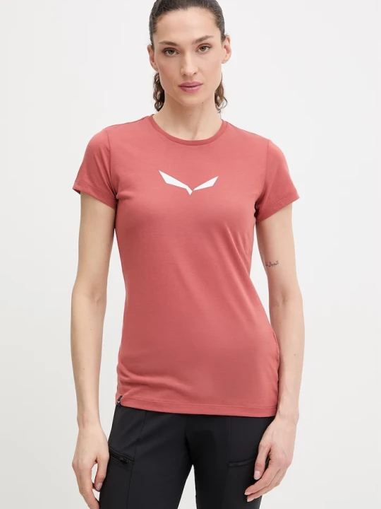 Zdjęcie produktu Salewa t-shirt sportowy Solidlogo pomarańczowy