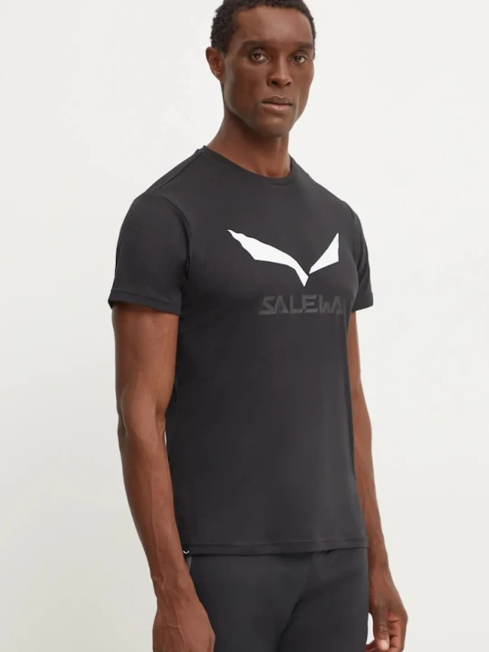 Zdjęcie produktu Salewa t-shirt sportowy Solidlogo czarny
