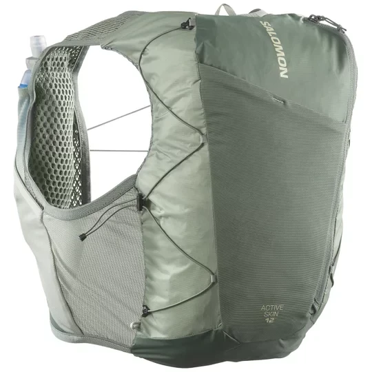 Zdjęcie produktu Salomon Active Skin 12 Set C21776, Unisex, Zielone, plecaki, poliester, rozmiar: M