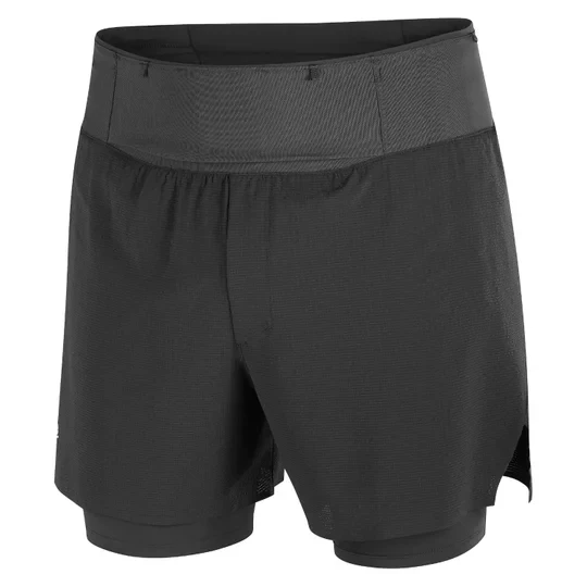 Zdjęcie produktu Salomon Aero 2 in1 Shts 5" M LC2768900, Męskie, Czarne, spodenki, poliester, rozmiar: 2XL