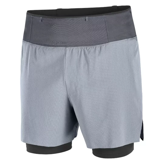 Zdjęcie produktu Salomon Aero 2 in1 Shts 5" M LC2871900, Męskie, Szare, spodenki, poliester, rozmiar: M