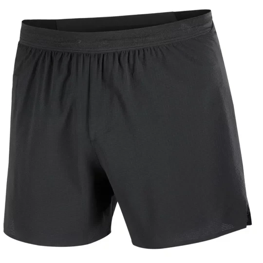 Zdjęcie produktu Salomon Aero Shorts 5" Shts M LC2769300, Męskie, Czarne, spodenki, poliester, rozmiar: L