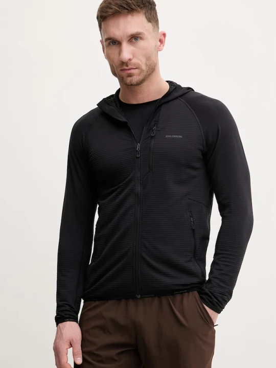 Zdjęcie produktu Salomon bluza treningowa ESSENTIAL LIGHTWARM czarny