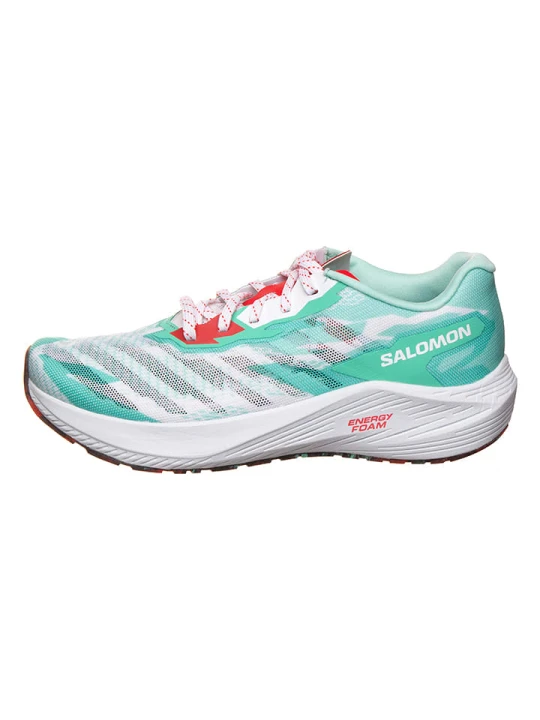 Zdjęcie produktu SALOMON Buty "Aero Volt" w kolorze biało-turkusowym do biegania rozmiar: 41 1/3