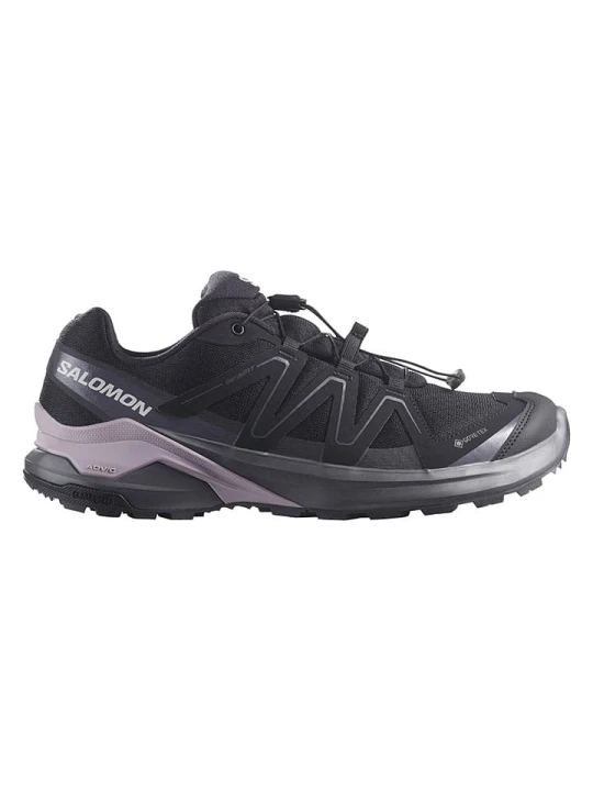 Zdjęcie produktu SALOMON Buty "EXAMOTION GORE-TEX" w kolorze czarno-fioletowym do biegania rozmiar: 42