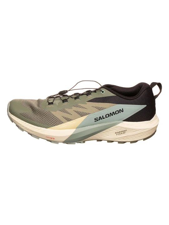 Zdjęcie produktu SALOMON Buty "Sense Ride 5" w kolorze khaki do biegania rozmiar: 47 1/3