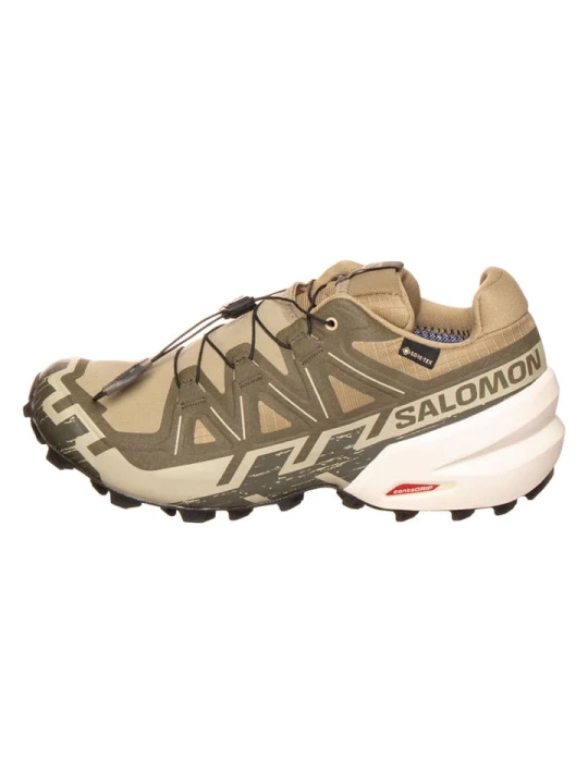 Zdjęcie produktu SALOMON Buty "Speedcross 6 GTX" w kolorze beżowo-oliwkowym do biegania rozmiar: 43 1 / 3