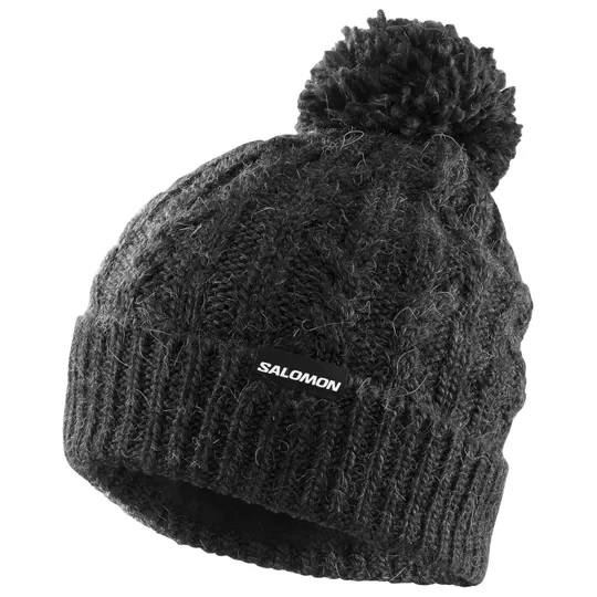 Zdjęcie produktu Salomon Ivy Beanie LC2152600, Damskie, Czarne, czapki, akryl, rozmiar: OSFW