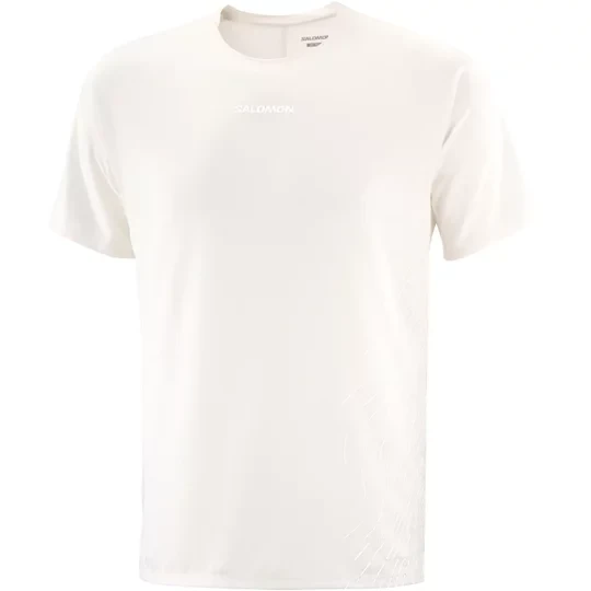 Zdjęcie produktu Salomon Sense Aero SS Tee Gfx M LC2700100, Męskie, Białe, t-shirty, poliester, rozmiar: 2XL
