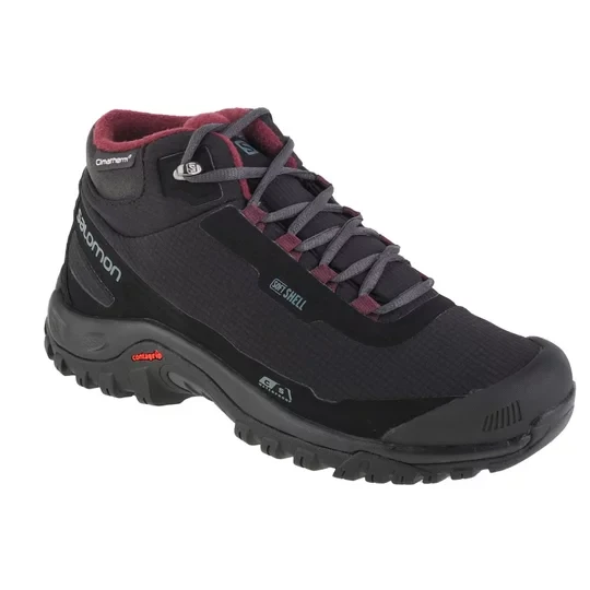 Zdjęcie produktu Salomon Shelter CS WP W 411105, Damskie, Czarne, buty trekkingowe, tkanina, rozmiar: 38