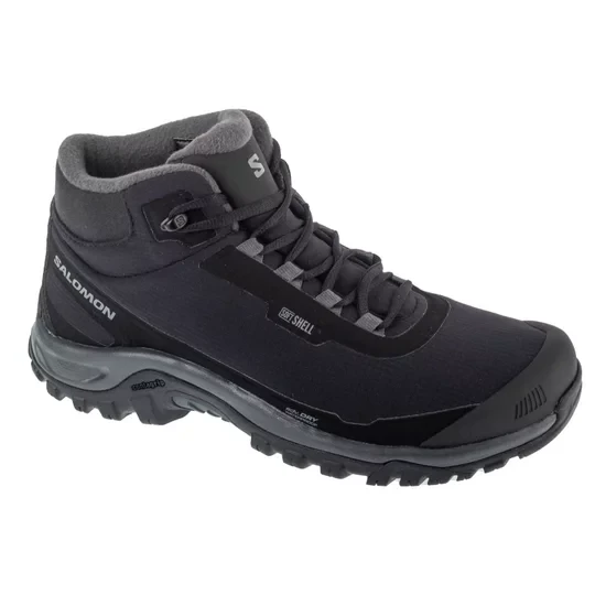 Zdjęcie produktu Salomon Shelter WP L47854200, Męskie, Czarne, buty trekkingowe, tkanina, rozmiar: 40