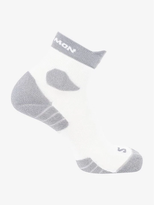 Zdjęcie produktu SALOMON Skarpety funkcyjne "Aero Ankle" w kolorze biało-szarym rozmiar: 45-47