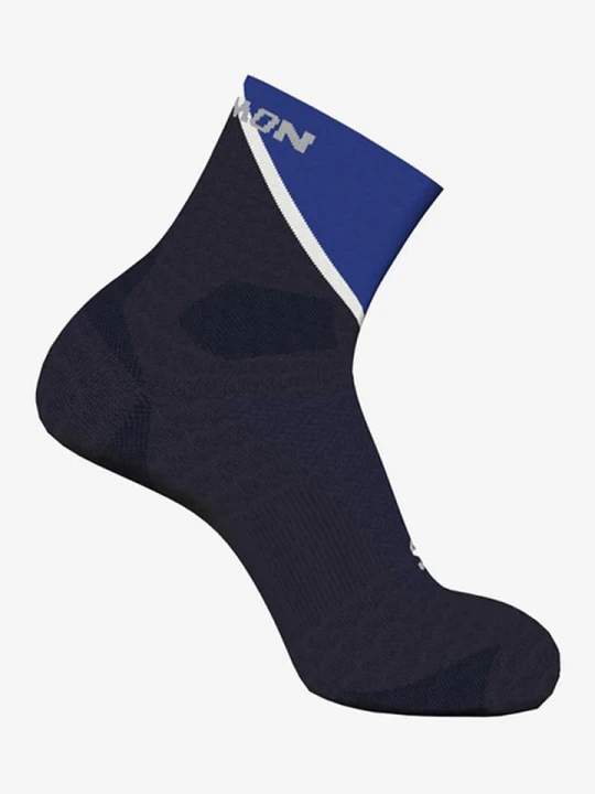 Zdjęcie produktu SALOMON Skarpety "Pulse Ankle" w kolorze granatowo-niebieskim do biegania rozmiar: 39-41