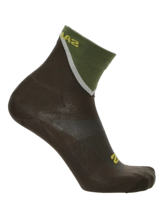 Zdjęcie produktu SALOMON Skarpety "Pulse Ankle" w kolorze oliwkowo-brązowym do biegania rozmiar: 42-44