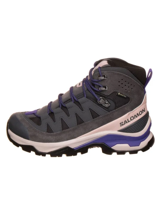 Zdjęcie produktu SALOMON Skórzane buty trekkingowe "Quest Echo Gore-Tex" w kolorze brązowo-różowym rozmiar: 37 1 / 3